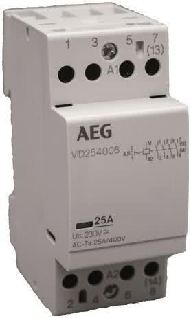 Image du produit AEG Contacteur d'installation VI254006230V 25A 4S/0Ö113364