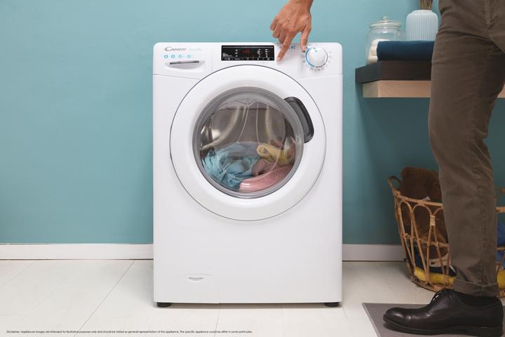 Image du produit Candy Smart Pro CSO 1285TW4/1-S lave-linge à chargement frontal 8 kg 1200 tr/min B White (8 kg, Gauche)