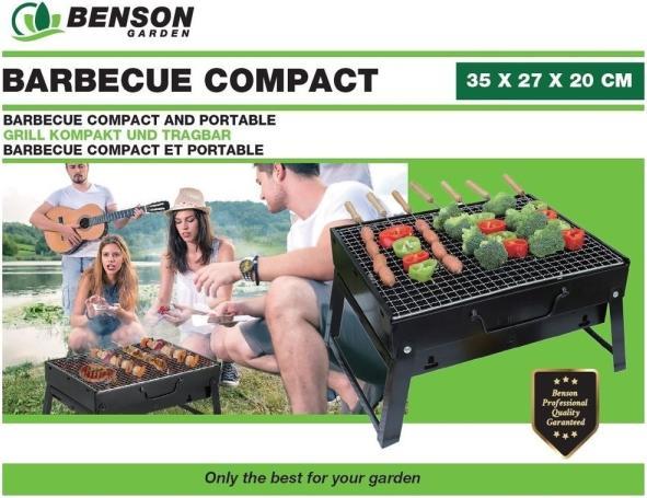 Image du produit Benson Barbecue compact et portable 35 x 27 x 20 cm