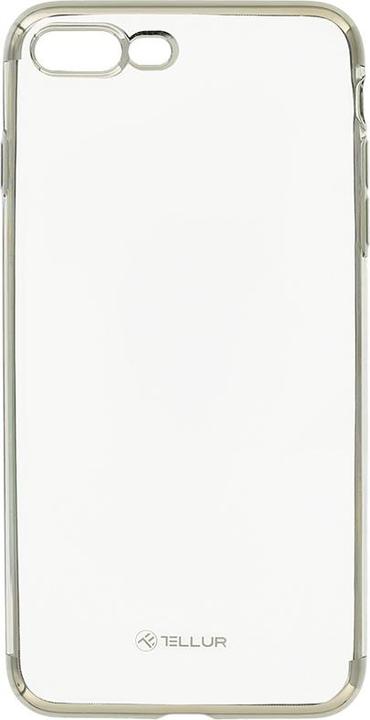 Produktbild Tellur Cover Silicone Electroplated for iPhone 8 Plus silver (Apple iPhone 8 Plus)