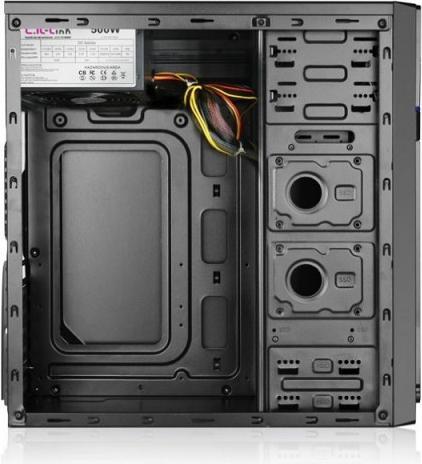 Immagine prodotto L-Link MICRO ATX 500W KLUSTER BLACK TOWER - Tower - PC - Plastica - Acciaio - Nero - (mATX)
