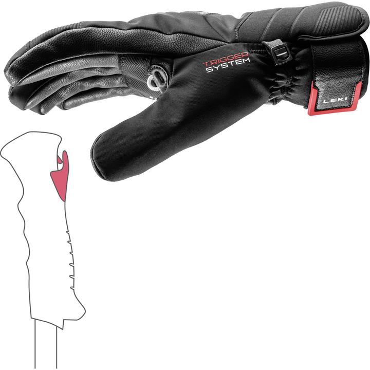 Produktbild Leki LE RĘK Phoenix 3D black/red 10.5 (10.5)