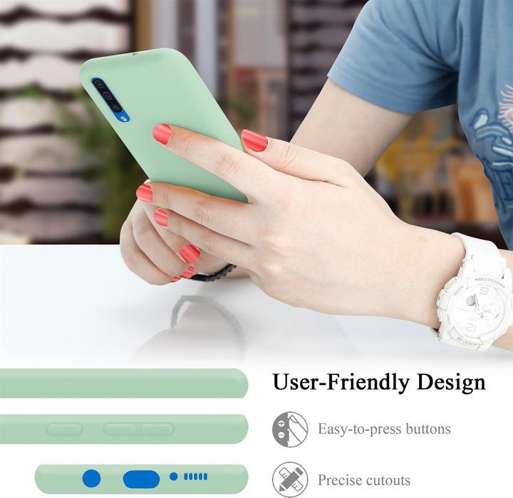 Immagine prodotto Cadorabo Copertura della cassa del silicone liquido TPU (Samsung Galaxy A50s, TCL A30)