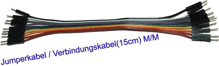 Immagine prodotto Play-Zone Cavo jumper (15cm) M/M 10 pezzi. 26AWG