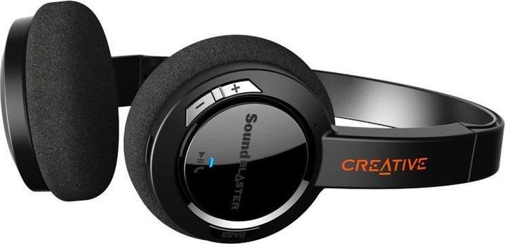 Productafbeelding Creative SOUND BLASTER JAM V2 Draadloze Bluetooth Hoofdtelefoon zwart (ANC, 22 h, Draadloze)