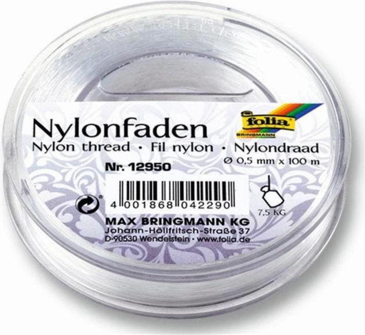 Actual product image Folia Nylon thread