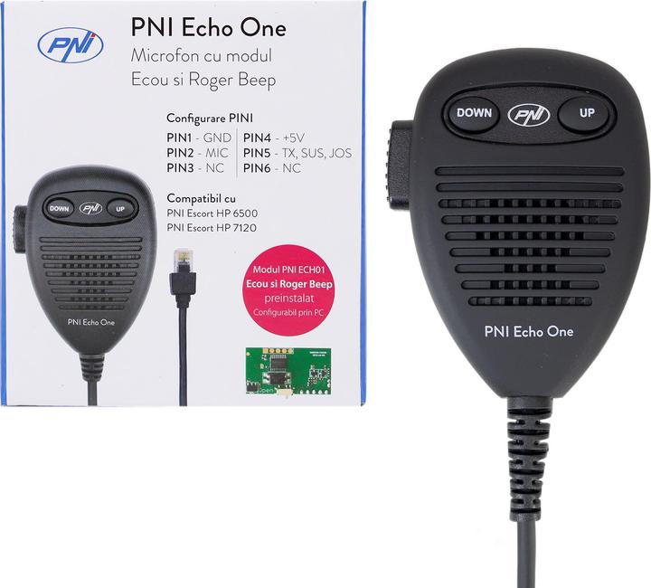 Immagine prodotto PNI Microfono Echo One per HP 6500 e HP 7120 con modalità eco regolabile e programmabile