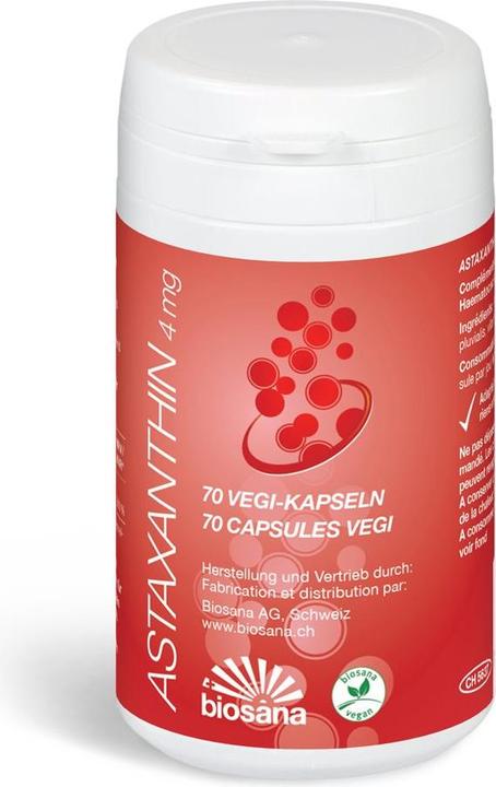 Actual product image Biosana astaxanthin (70 Piece, Capsules, 0.00 g)