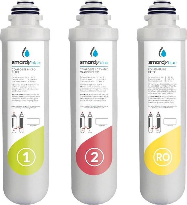 Actual product image Smardy Cartridge service set 2 for water bar zagora (5 x)