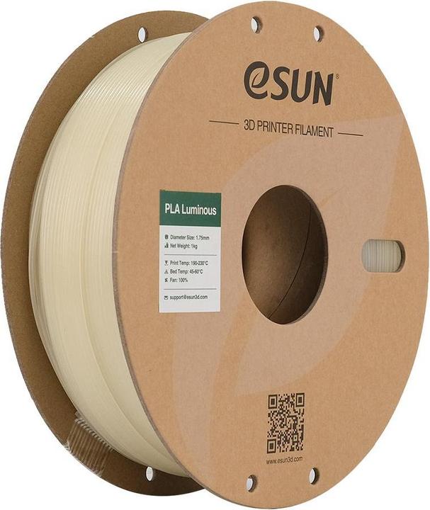 Produktbild eSUN PLA Luminous Rainbow Filament 1.75mm 1Kg (PLA+, 1.75 mm, 1000 g, Mehrfarbig)