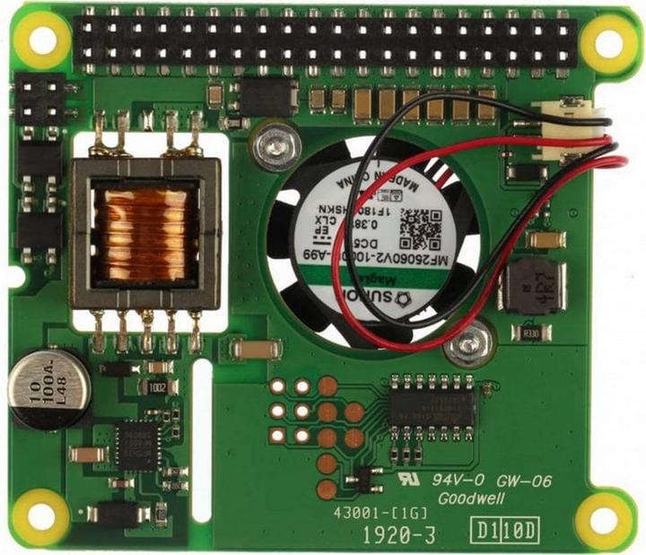 Image du produit Raspberry Pi PoE+ HAT