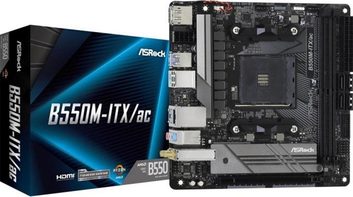 AsRock B550M-ITX/ac (AM4, AMD B550, Mini-ITX)