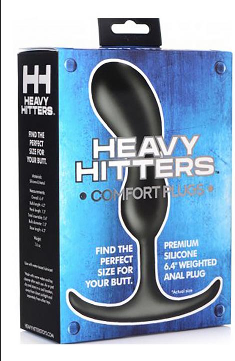 Image du produit Heavy Hitters Premium Silicone Weighted Prostate Plug - Medium