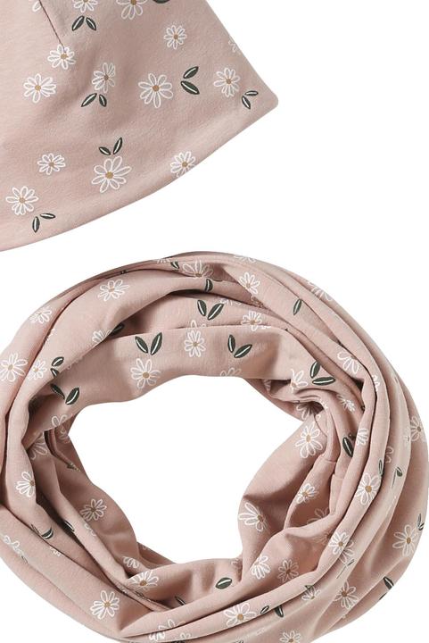 Image du produit Vertbaudet Mädchen-Set: Mütze & Rundschal mit Blumen