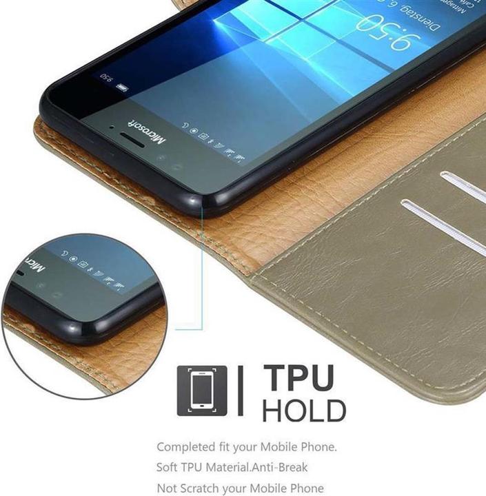 Actual product image Cadorabo Book Luxury Cover (Nokia Lumia 950 XL)