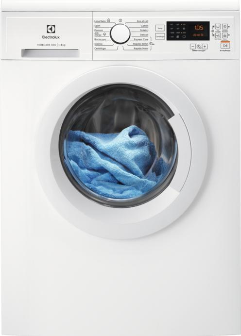 Actual product image Electrolux EW2F5W82 front loading washing machine 8 kg 1151 rpm A White (8 kg, Left)