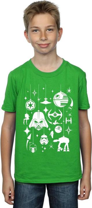Actual product image Star Wars Boys Christmas Decorations T-Shirt (140, 146)