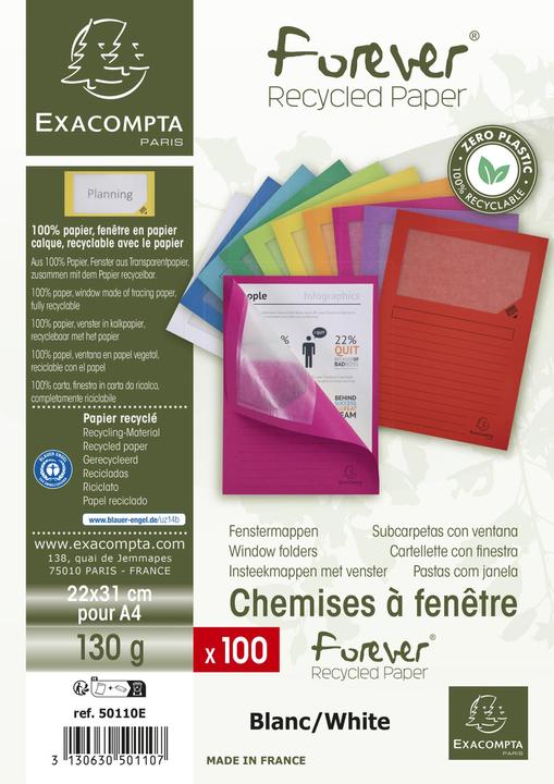 Produktbild Exacompta Sammelmappen - Aktendeckel (A4, 100 x)
