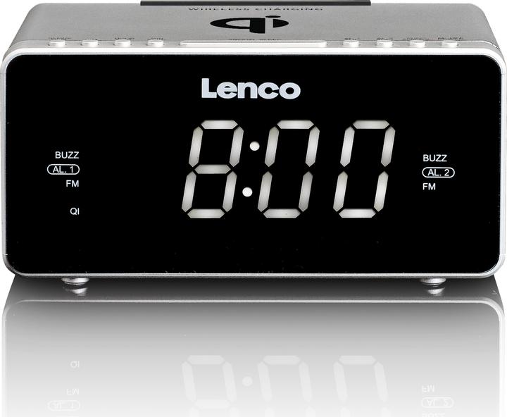 Produktbild Lenco CR-550, Radiowecker, FM, Silber