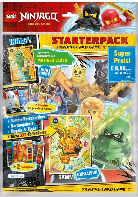 Produktbild Top Media Ninjago Trading Cards Starter Pack inkl. 2 Booster (Deutsch, Booster Pack)