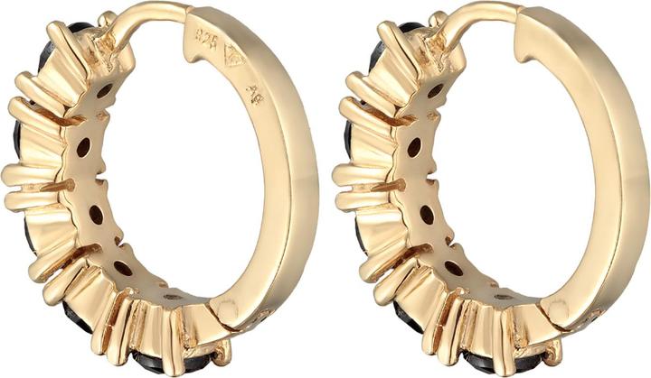 Image du produit Elli Boucles d'oreilles Créoles Cristaux Élégant Argent 925 (Argent sterling 925, Cristal de verre)