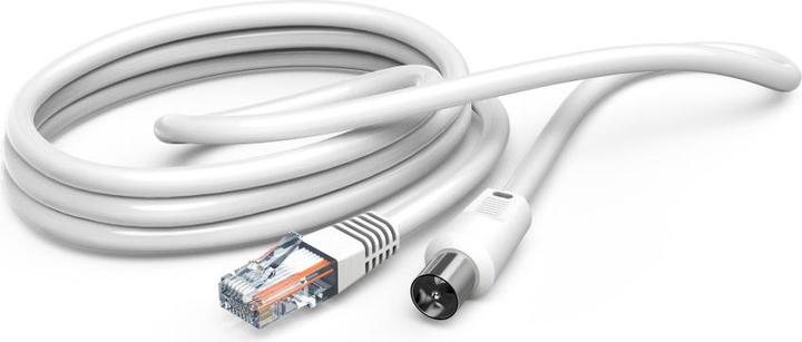 Produktbild Hama Antennen-Kabel - Koax-Stecker - RJ45-Stecker (75 dB, Antennenkabel)