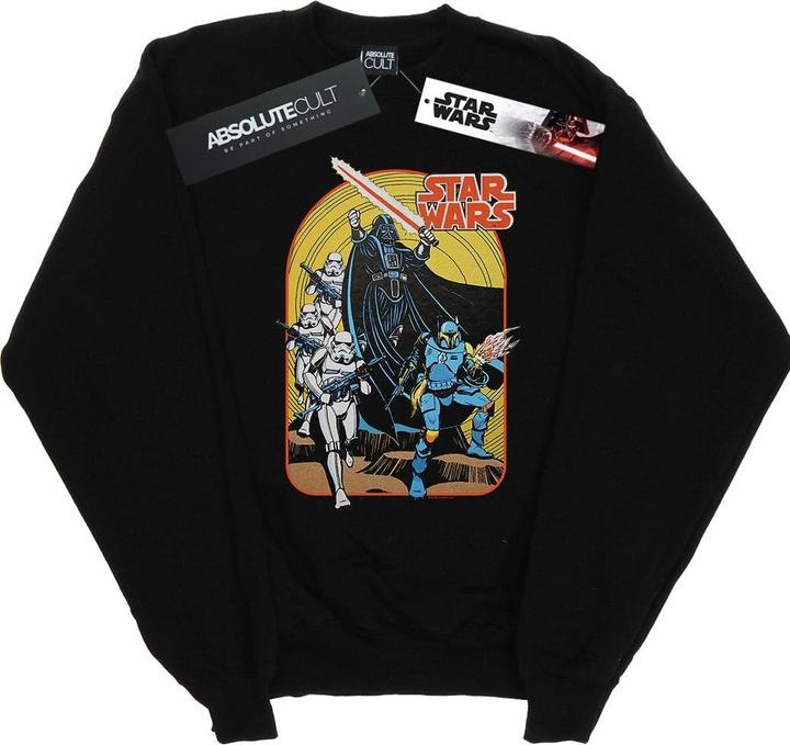 Star Wars Vintage Comic Scene Sweatshirt (L)
