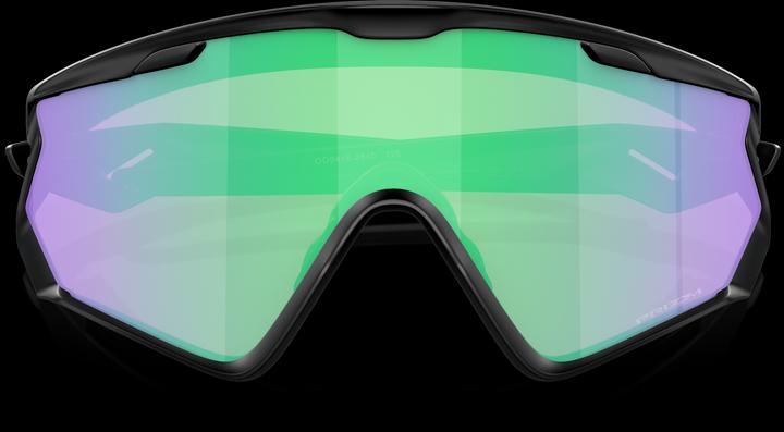 Actual product image Oakley Wind Jacket 2.0 (Mat Black, Prizm road jade)