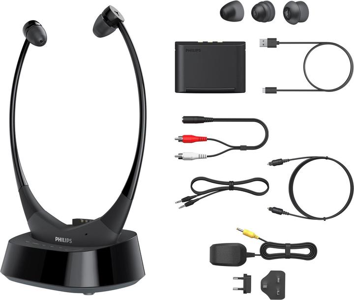 Philips TAE8005BK (pas de réduction du bruit, 12 h, Filaire)