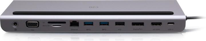 Image du produit C2G Station d'accueil USB-C 10-en-1 triple écran (USB-C, 3 Ports)