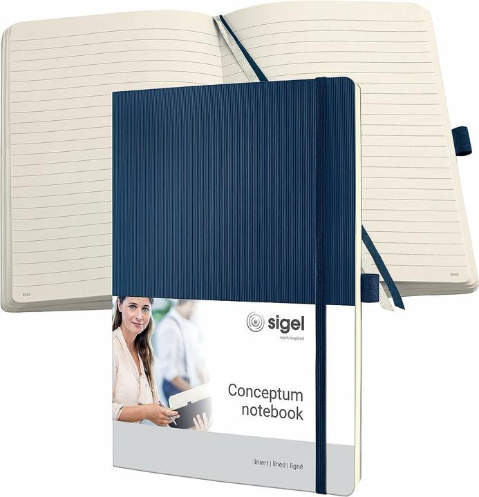 Productafbeelding Sigel Notitieboek CONCEPTUM Softcover Softwave (A4, Rijen, Softcover)