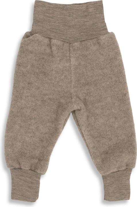 Actual product image Engel Natur Fleece pants with navel waistband (74, 80)