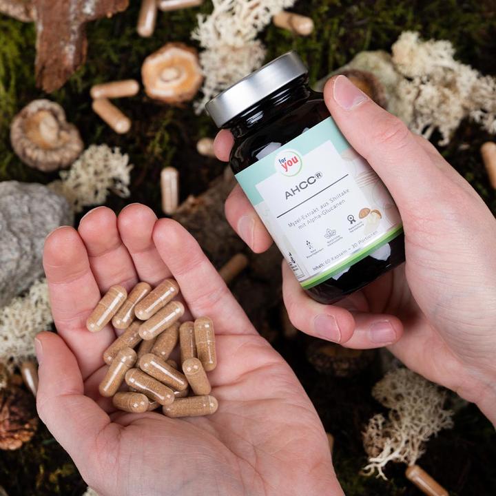 Actual product image For You AHCC® (60 Piece, Capsules)