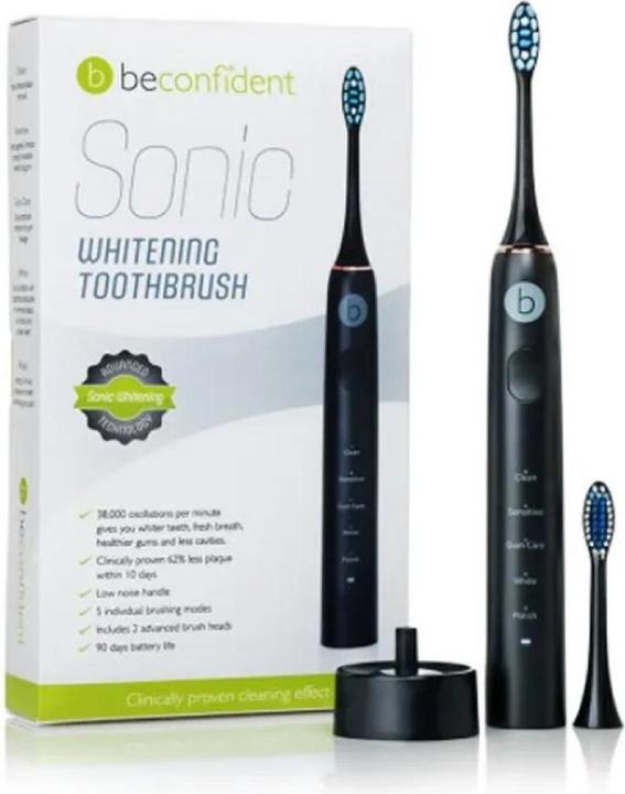Produktbild Beconfident SONIC electric whitening toothbrush #black/rose gold (Schallzahnbürste)
