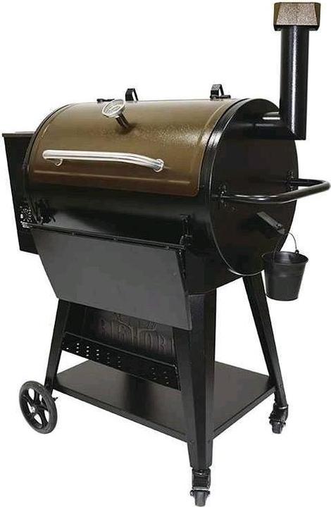 Royal Food RFPB 3570 Pelletgrill mit Grillrost aus Edelstahl Kochfläche 72x49 cm