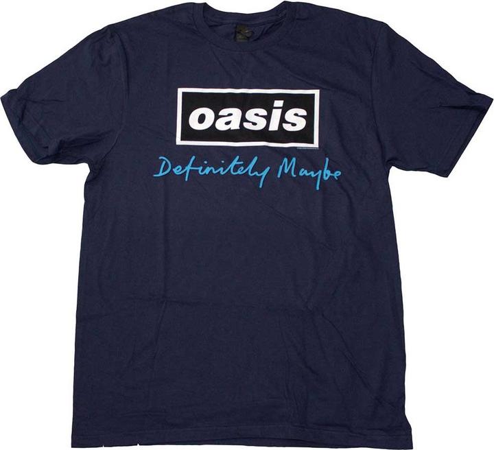 Actual product image Oasis Definitely Maybe Text Logo (S)