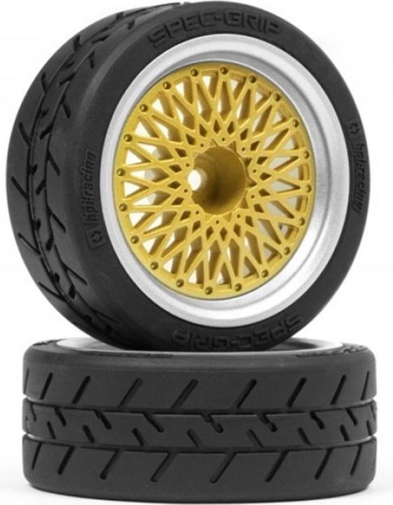 Produktbild HPI BBS RS Felgen Silver/Gold 26mm (6mm Offset) / Ohne Reifen