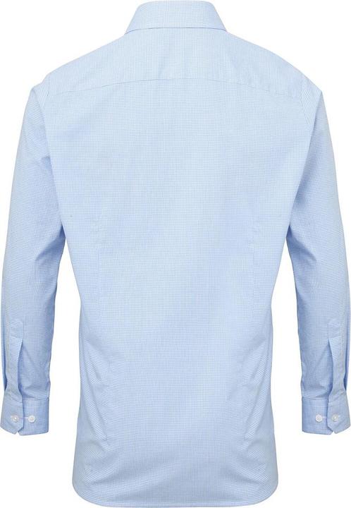Actual product image Premier Micro checked long sleeve shirt (L)