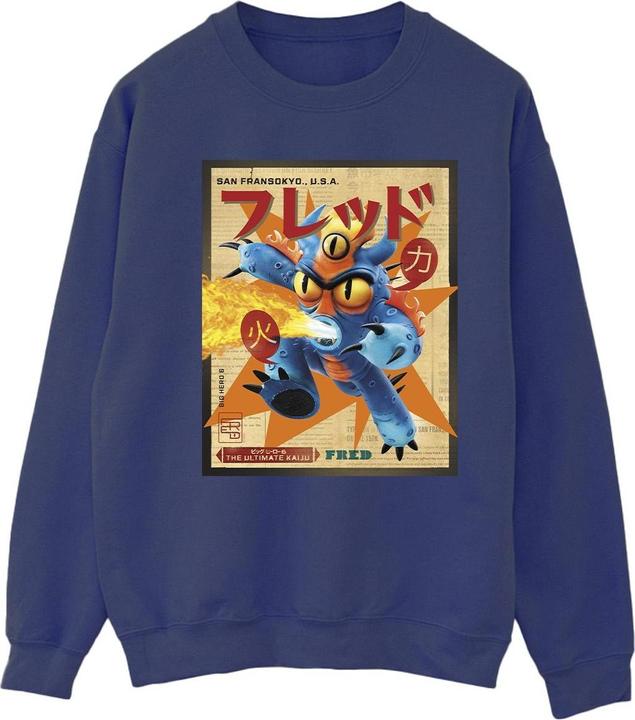 Produktbild Disney Big Hero 6 Baymax Fred Newspaper Sweatshirt (XL)