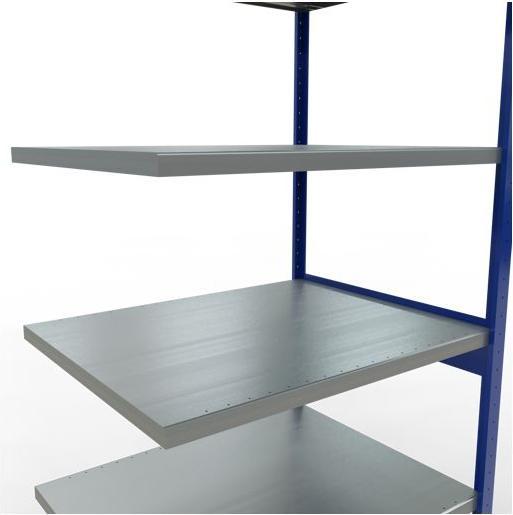 Stecksystem Anbauregal MULTIplus250 mit Längenriegel