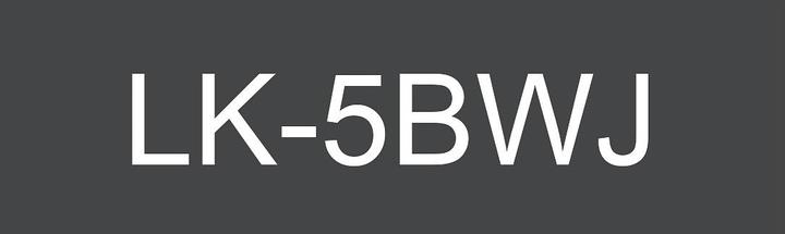 Produktbild Epson Matte Black/White 18mm LK-5BWJ (1.80 cm, Schwarz)
