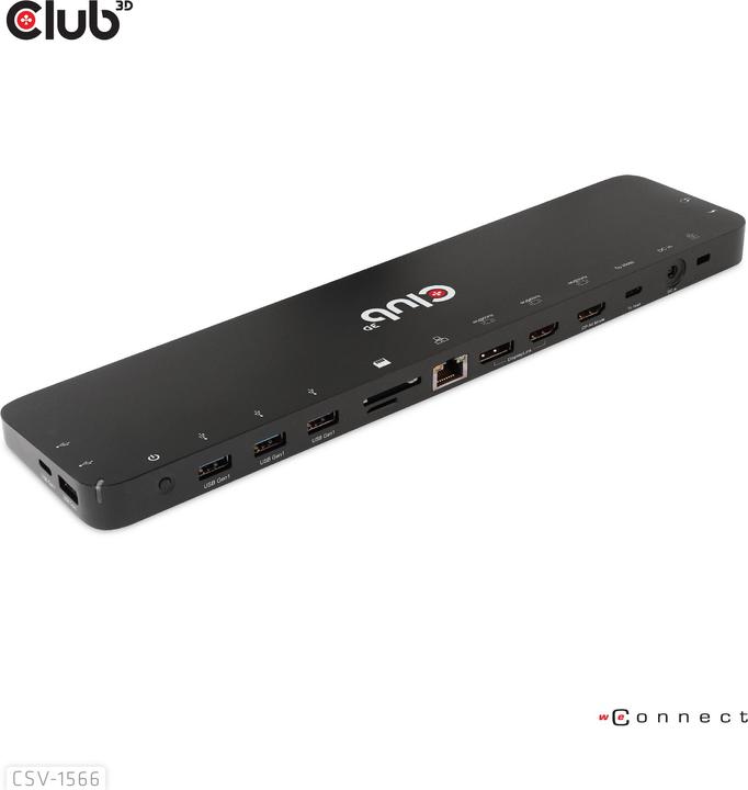 Produktbild Club 3D CSV-1566 (USB-C, 4 Ports)