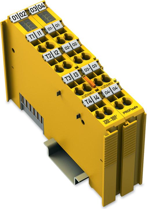 Actual product image Wago 4-channel digital input and output terminal PROFIsafe 750-665/000-001 24 V/DC Content: 1 unit (