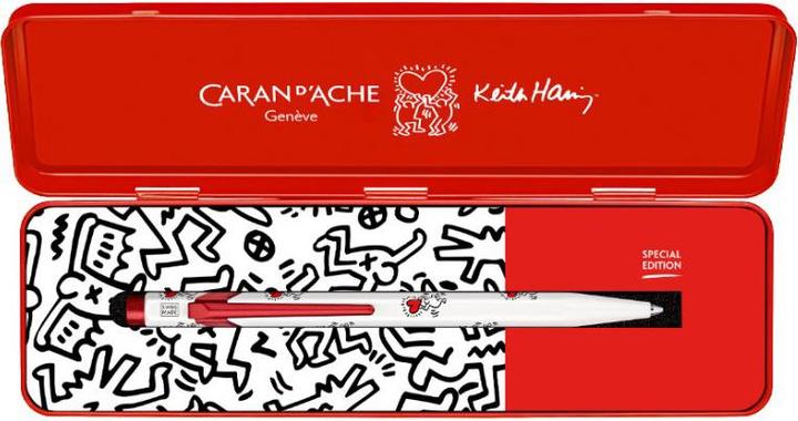 Actual product image Caran d'Ache 849 Keith Haring Sonderedition (Black, Red, White, 1 x)