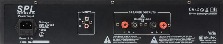 Actual product image Skytec Power amplifier SPL 300 (Final stage)