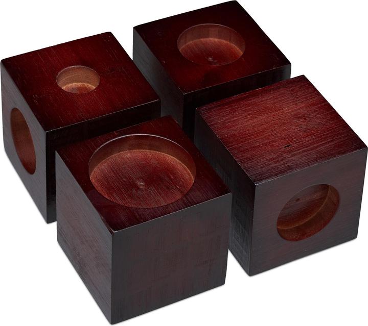 Actual product image Relaxdays Set of 4 Bed Risers