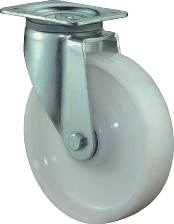 BS Rollen Roue pivotante à usage intensif Roue Ø 150 mm Capacité de charge 700 kg Plaque en plastique