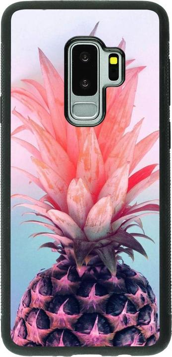 Image du produit PhoneLook Coque Silicone rigide noir Purple Pink Pineapple (Samsung Galaxy S9+)