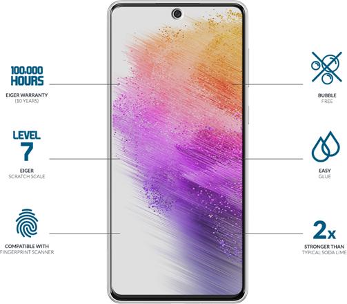 Actual product image Eiger Mountain Glass Clear (1 Piece, Oppo Reno 8 Lite 5G)