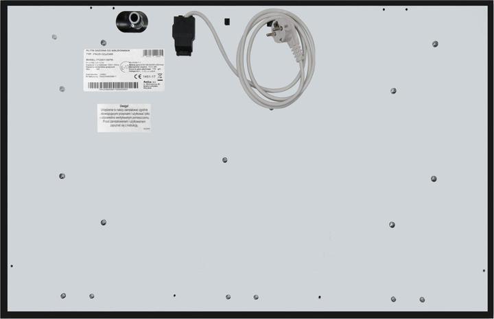 Actual product image Amica PG9511XPR Cooktop Stainless Steel Integrated Gas Cooktop 5 Zone(s)
